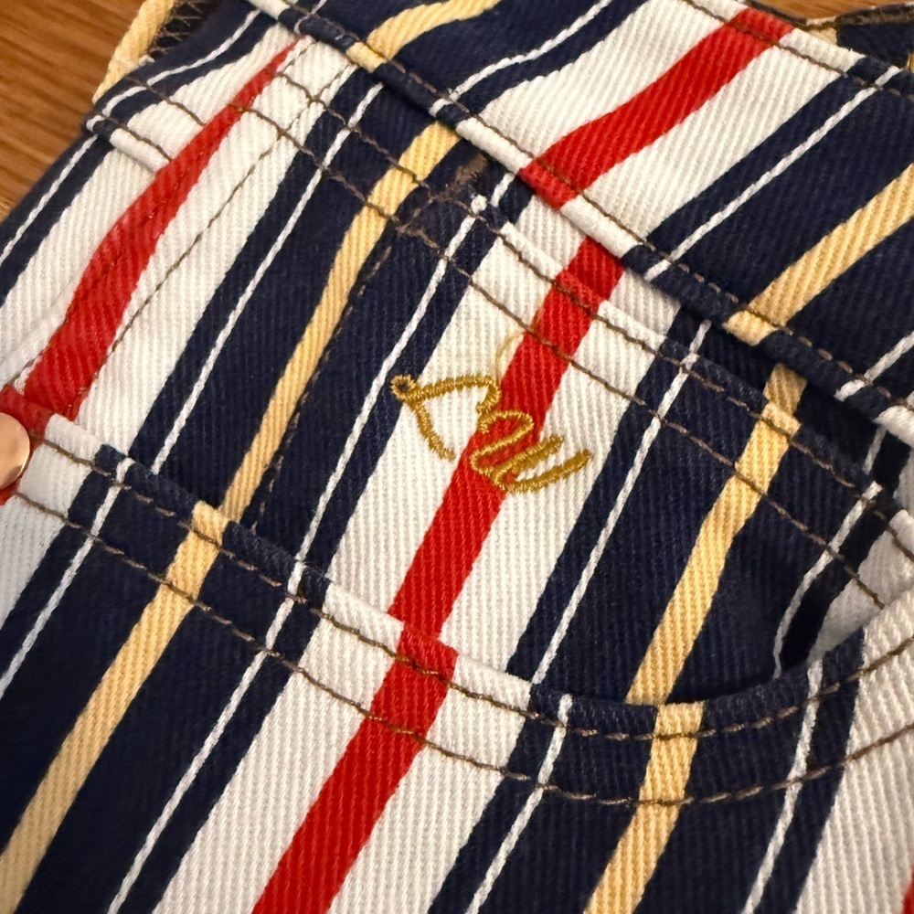 Wrangler x Lainey Wilson Striped Flare Jeans 28x32 - Picture 6 of 16